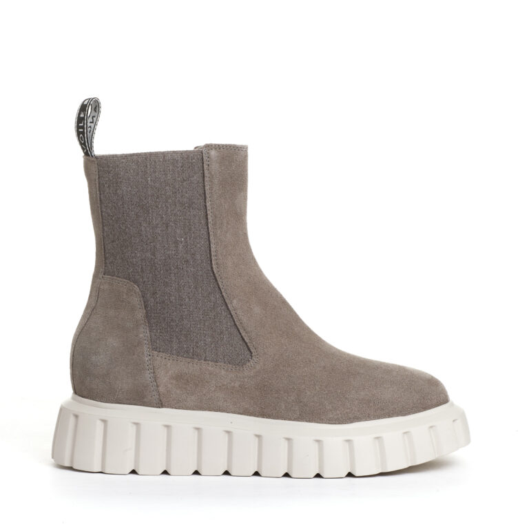 Sorelle Perego chelsea boot camoscio grigio