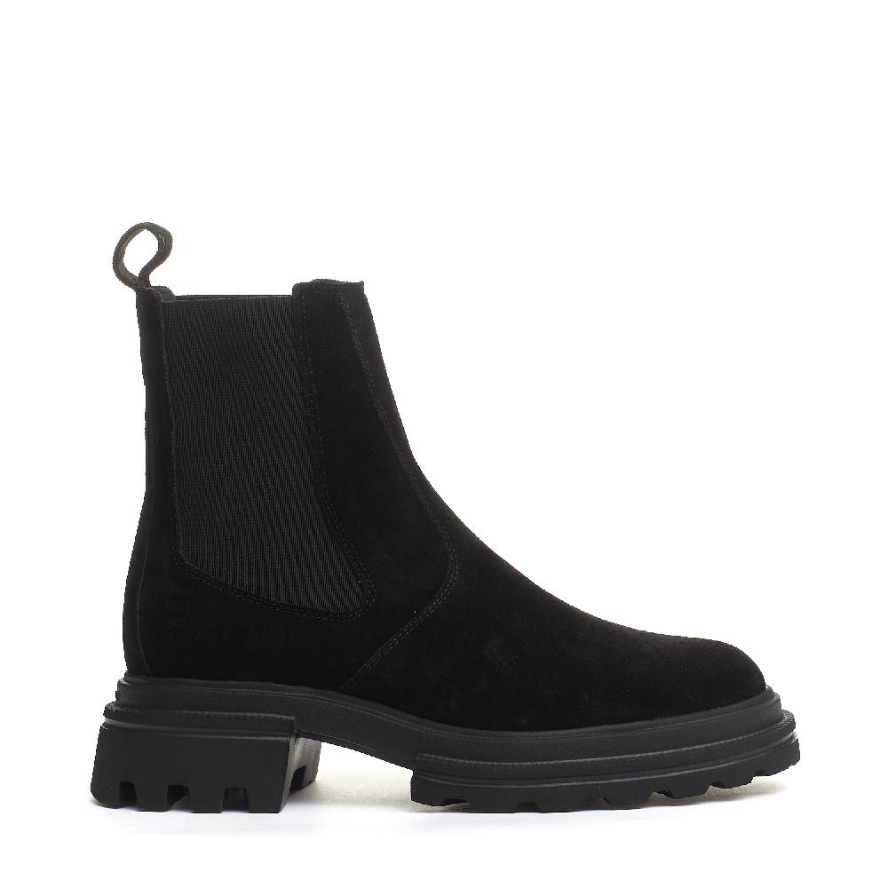 Sorelle Perego chelsea boot camoscio nero