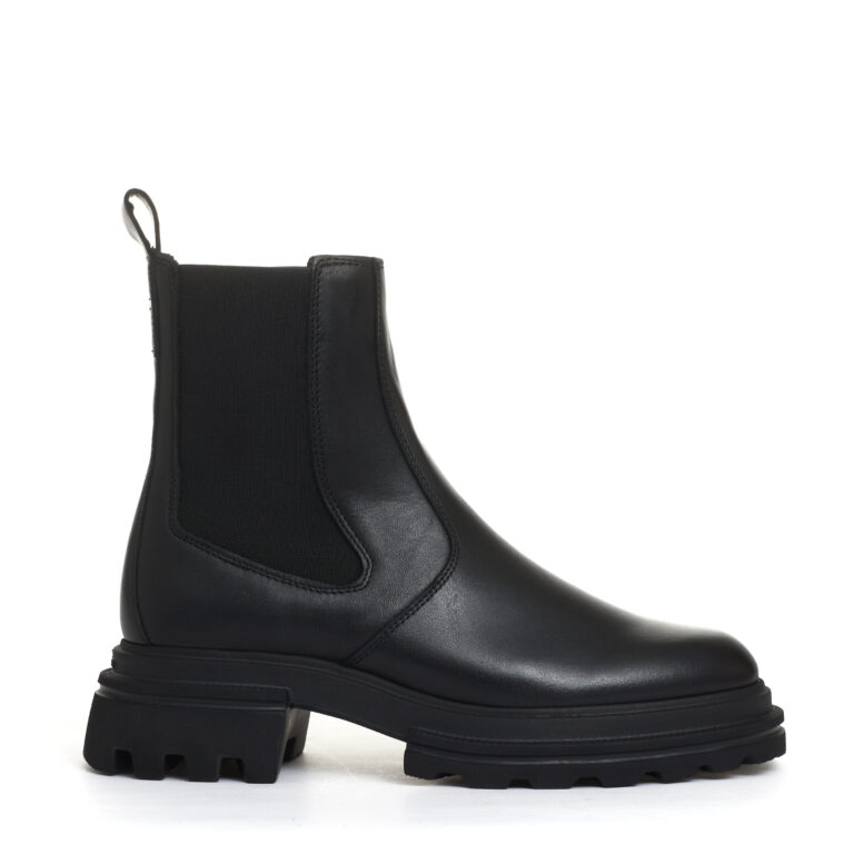 Sorelle Perego Chelsea Boot Elastico Pelle Nero