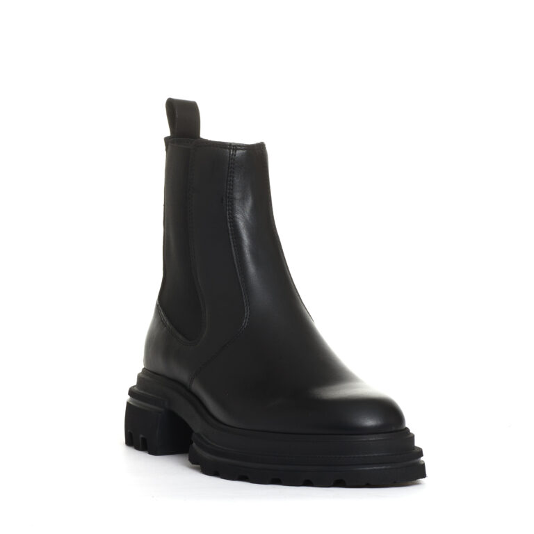 Sorelle Perego Chelsea Boot Elastico Pelle Nero