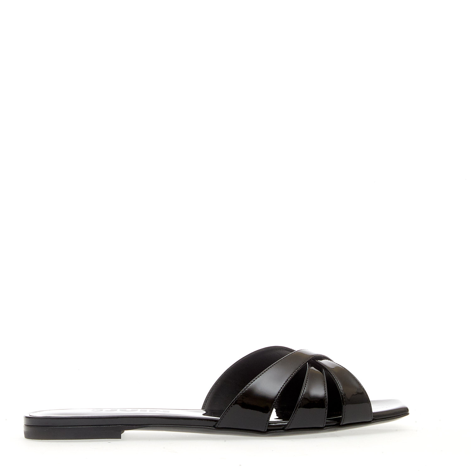 Sorelle Perego ciabatta bassa vernice nera