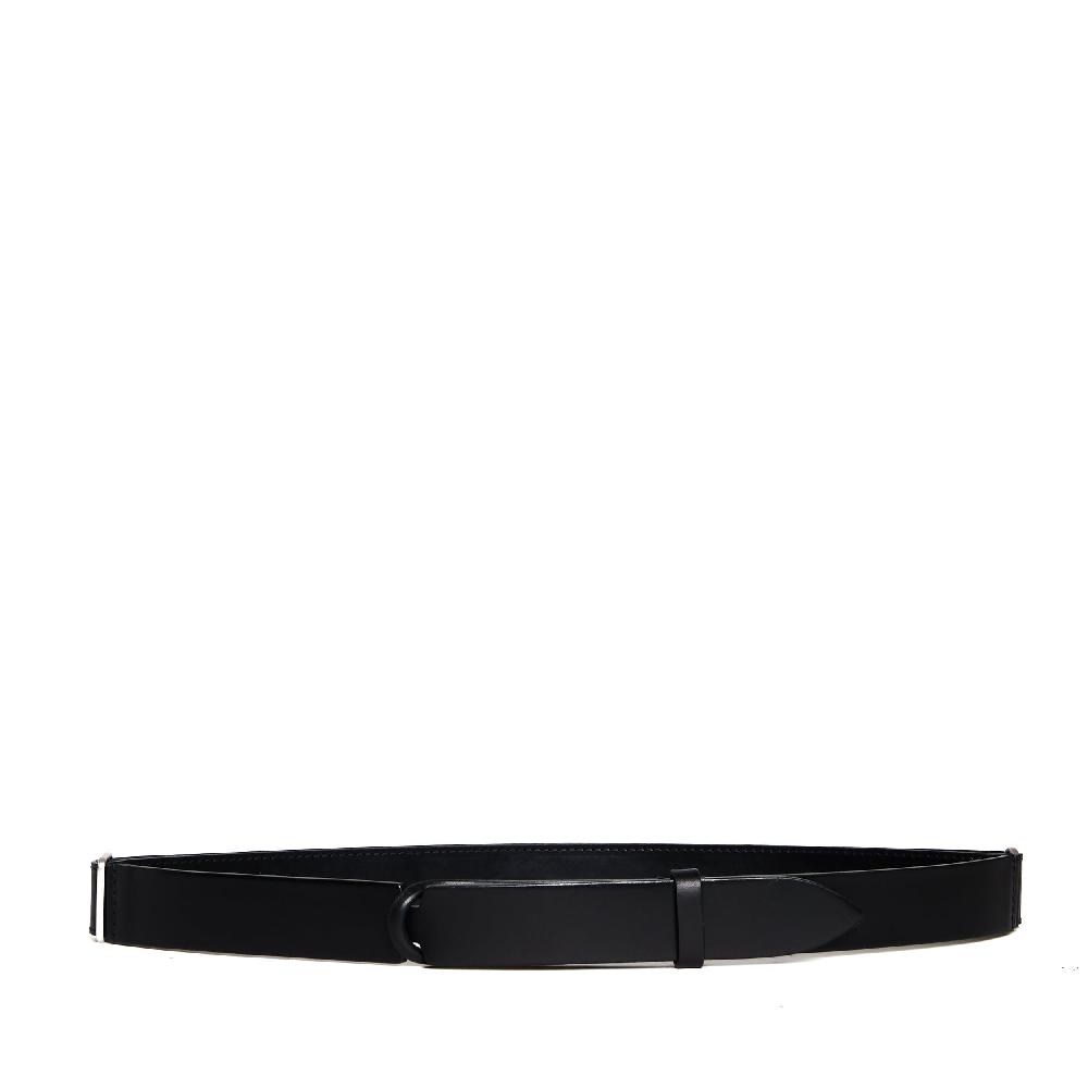 Sorelle Perego Cintura Nobukle In Pelle Nera