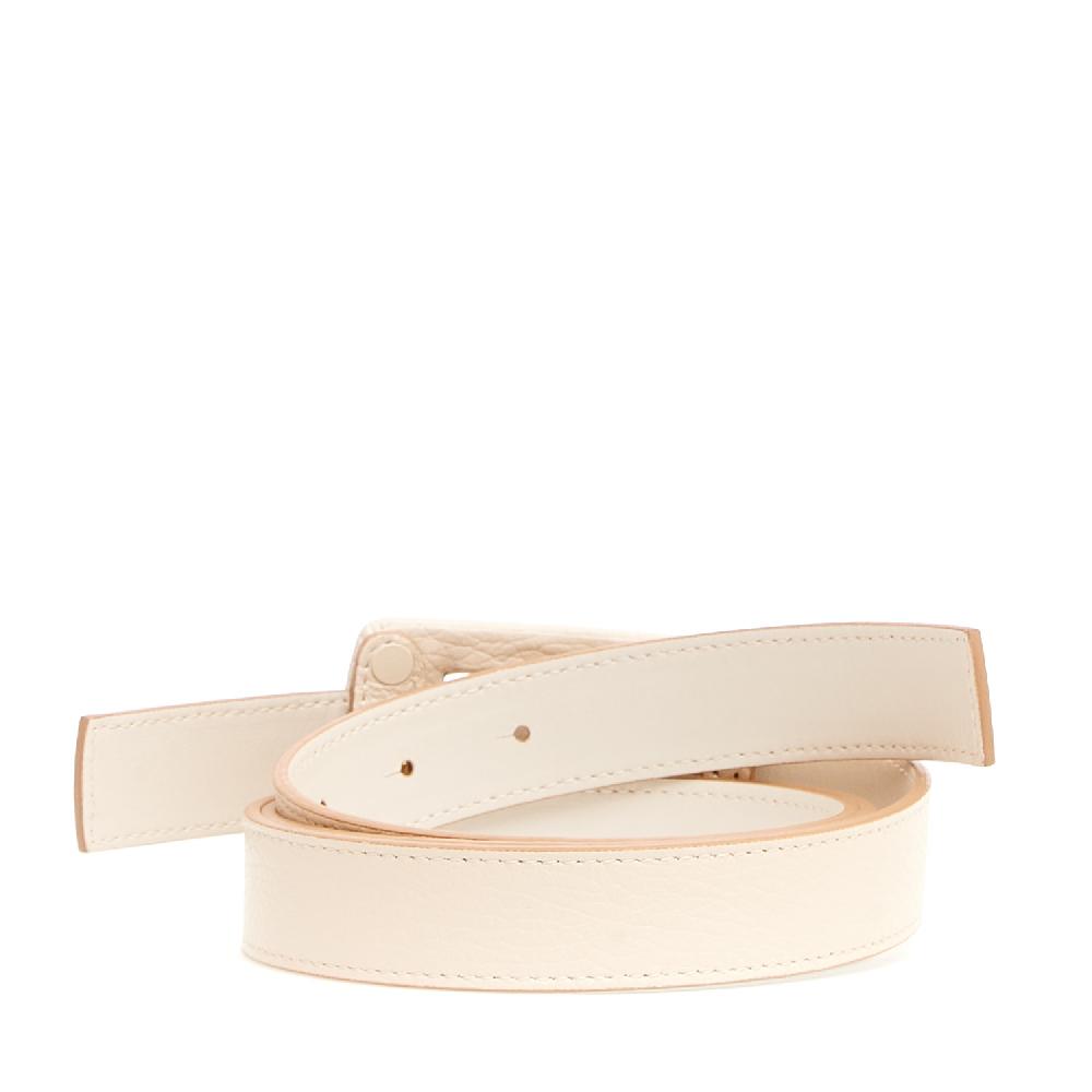 Sorelle Perego Cintura Pelle Panna Fibbia
