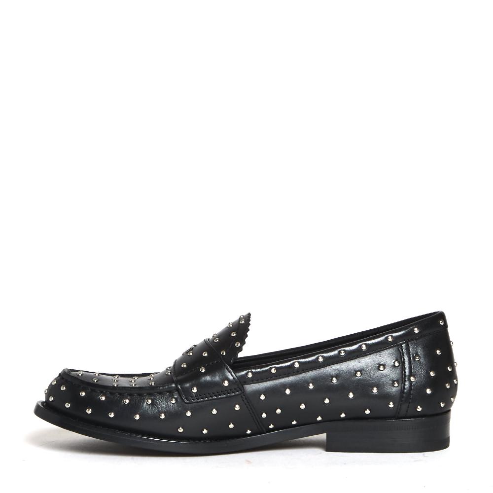 Sorelle Perego Classic Stud Loafer Black