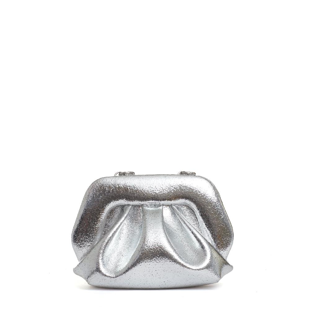 Sorelle Perego Clutch Argento Manico Catena