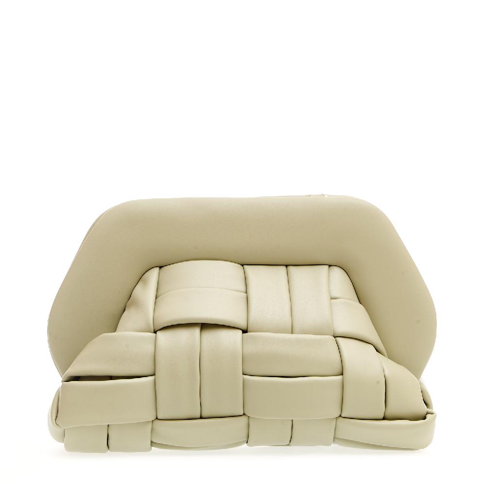 Sorelle Perego Clutch Design Intrecciato Muschio