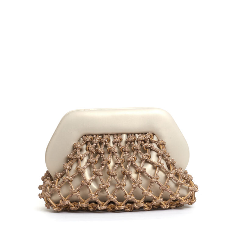 Sorelle Perego Clutch Strass Oro