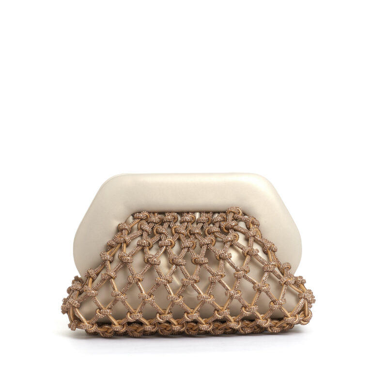 Sorelle Perego clutch strass oro