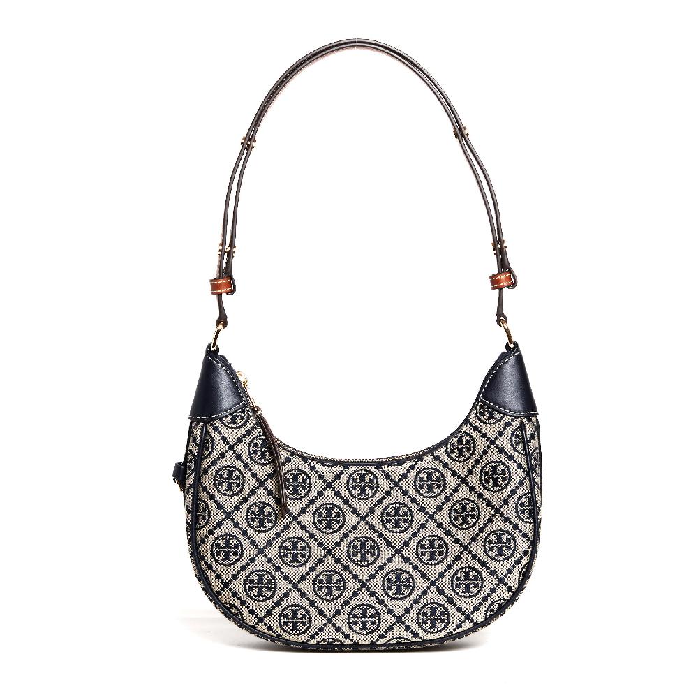 Sorelle Perego crescent bag tory burch navy