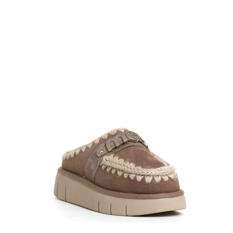 Sorelle Perego Eskimo Clog Camoscio Tortora