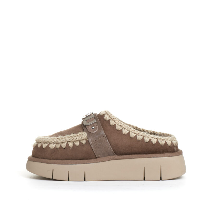 Sorelle Perego Eskimo Clog Camoscio Tortora