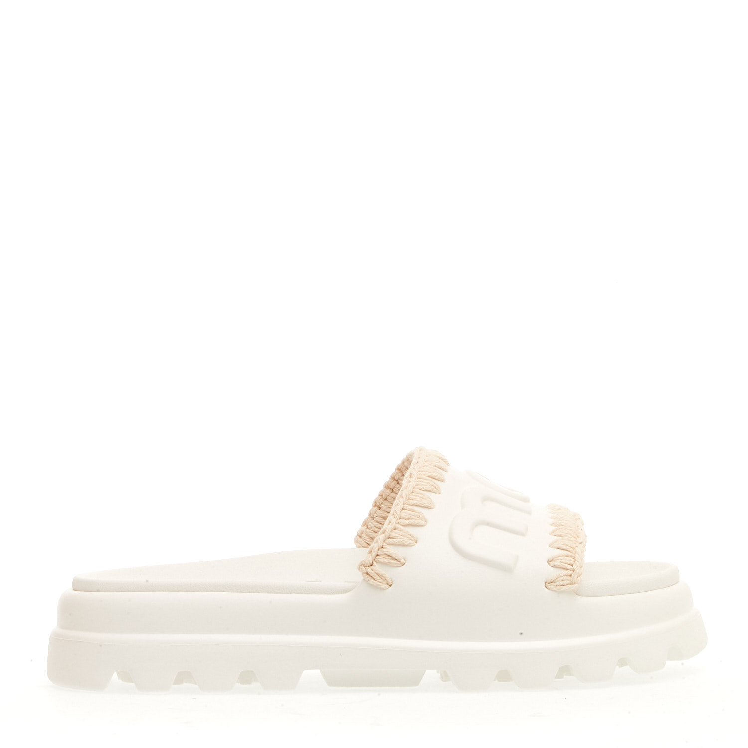 Sorelle Perego Eva slide gomma bianca