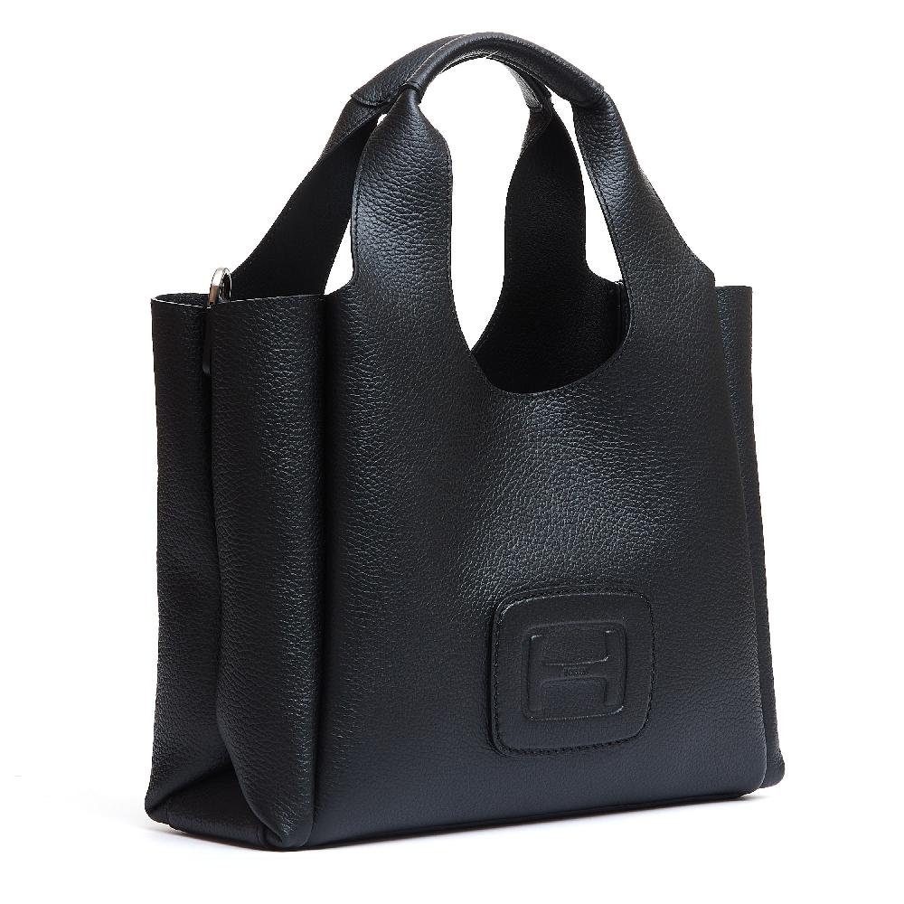 Sorelle Perego H Bag Shopping Pelle Nero