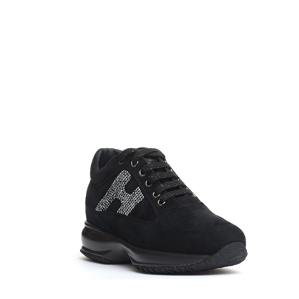 Sorelle Perego Interactive Camoscio Nero E Strass