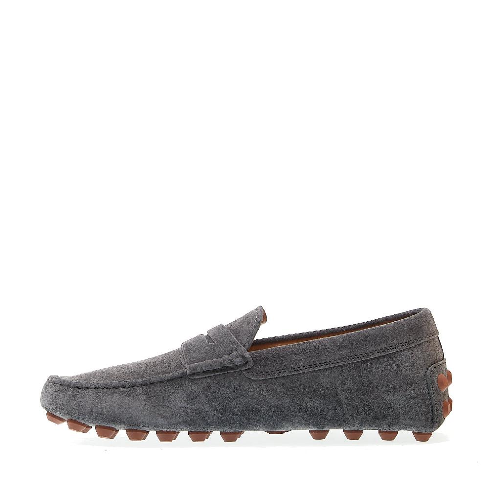 Sorelle Perego Mocassino Bubble In Camoscio Grigio