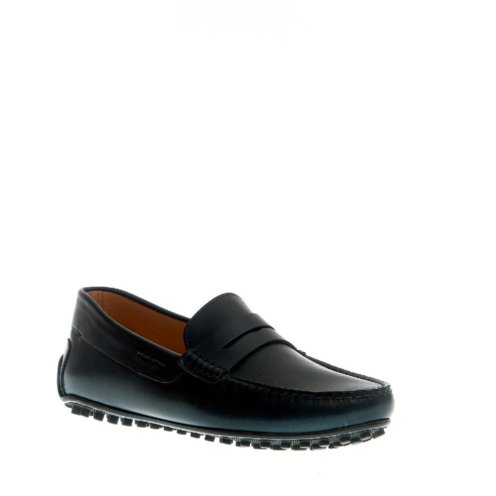 Sorelle Perego Mocassino Driver Pelle Blu