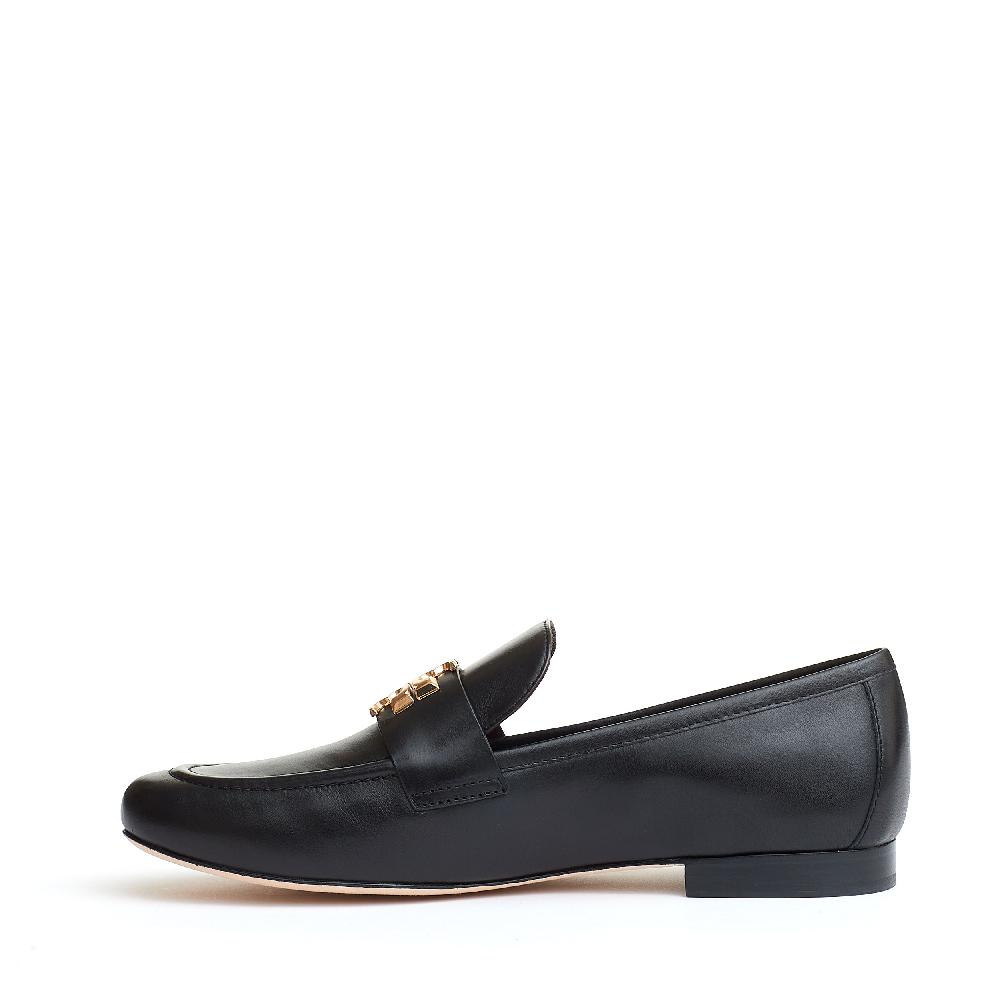 Sorelle Perego Mocassino Eleanor Pelle Nera Logo