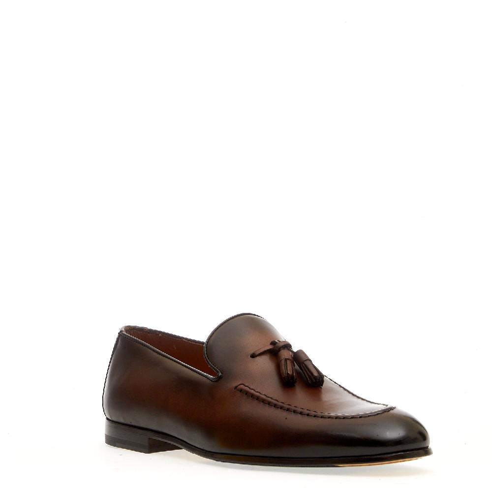 Sorelle Perego Mocassino Pelle Marrone Nappine