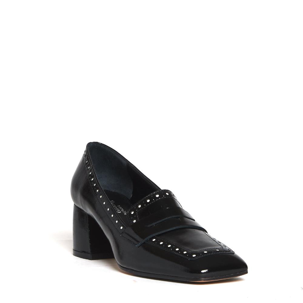 Sorelle Perego Mocassino Tacco 5 Cm Nero