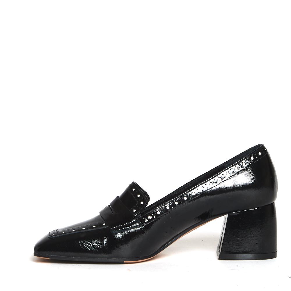 Sorelle Perego Mocassino Tacco 5 Cm Nero