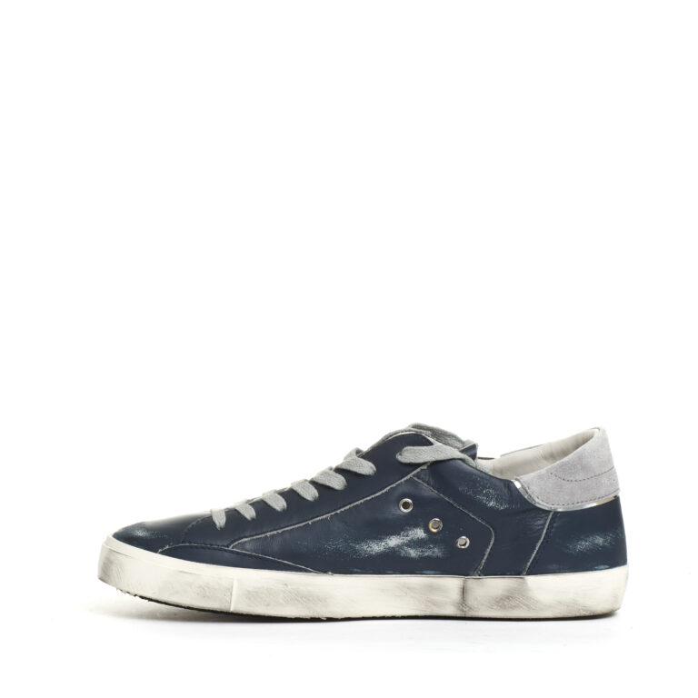 Sorelle Perego Paris Pelle Blu E Grigia