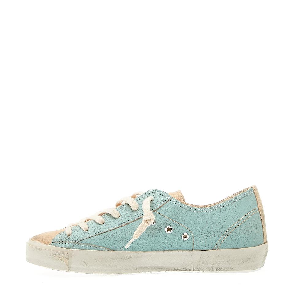 Sorelle Perego Paris Sfoderata Craclè Azzurra