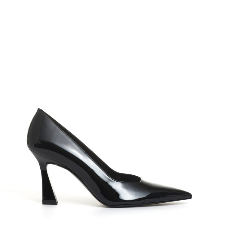 Sorelle Perego Pump Vernice Black Tacco 85 Mm