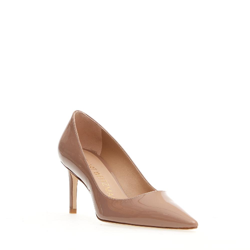 Sorelle Perego Pump Vernice Nude Tacco 75 Mm