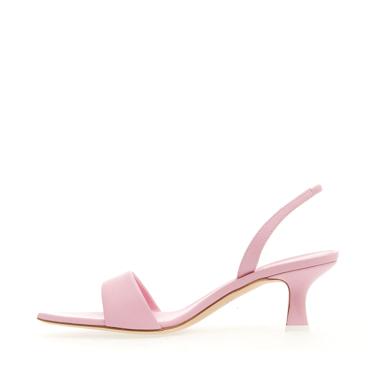 Sorelle Perego Sandalo Pelle Rosa Tacco 50 Mm