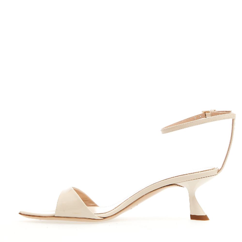 Sorelle Perego Sandalo Vernice Burro Tacco 50 Mm