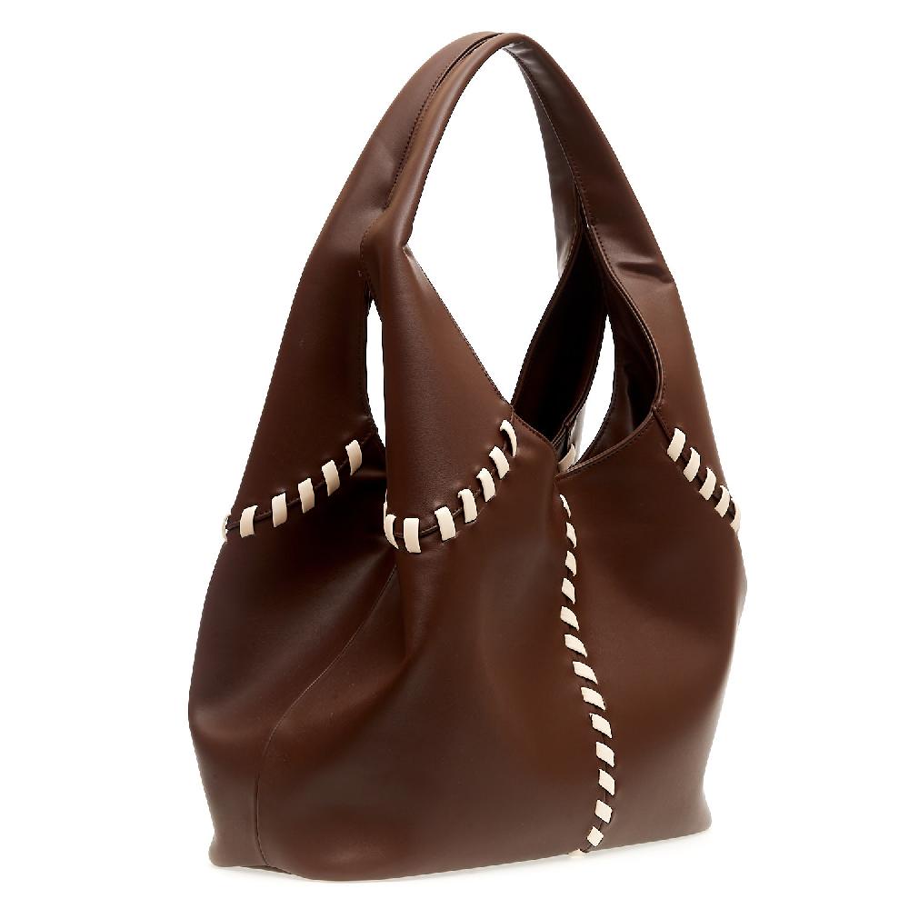 Sorelle Perego Shopping Ninfa Marrone Impunture