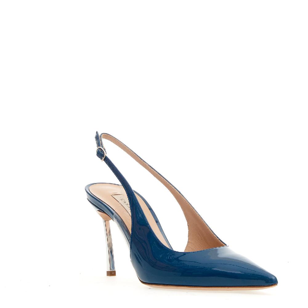 Sorelle Perego Slingback Bluette Tacco 75 Mm