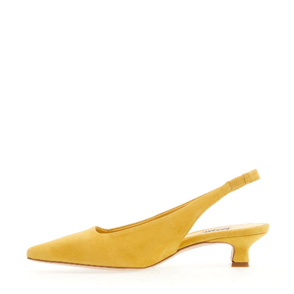 Sorelle Perego Slingback Camoscio Giallo