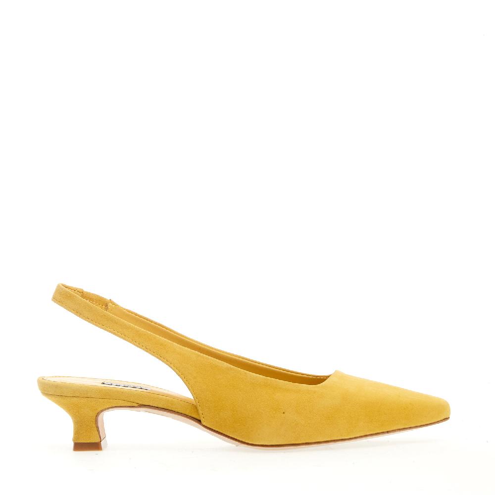 Sorelle Perego Slingback Camoscio Giallo