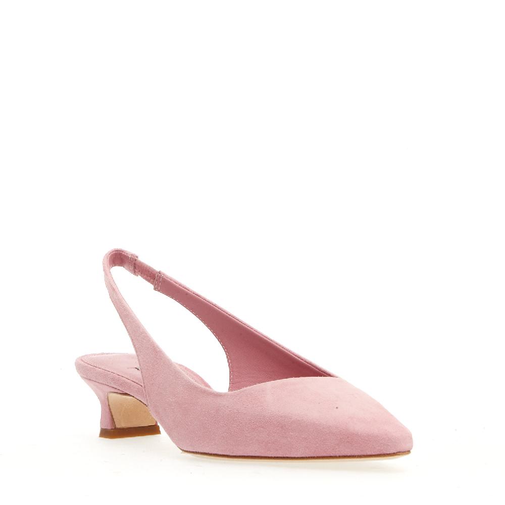 Sorelle Perego Slingback Camoscio Rosa