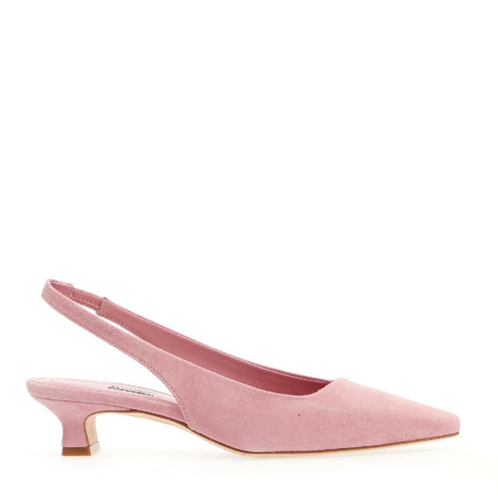 Sorelle Perego slingback camoscio rosa