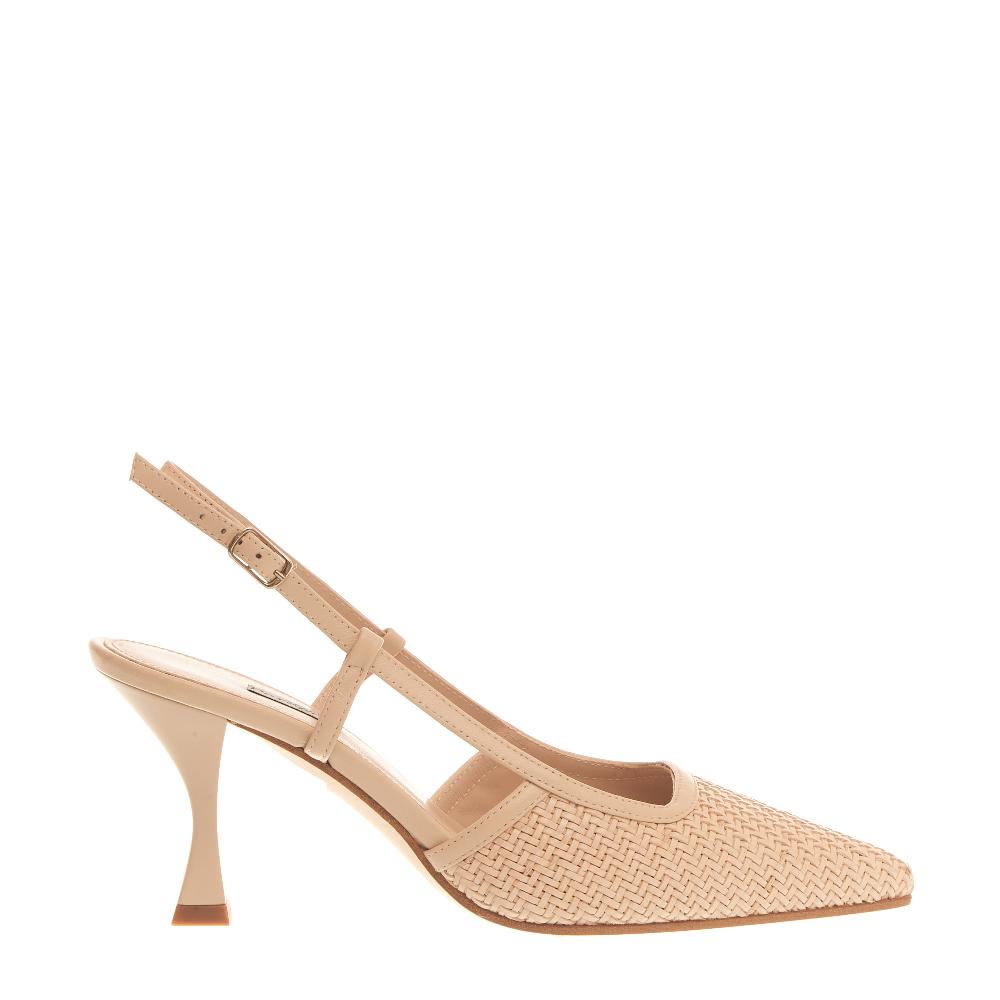 Sorelle Perego slingback intreccio beige