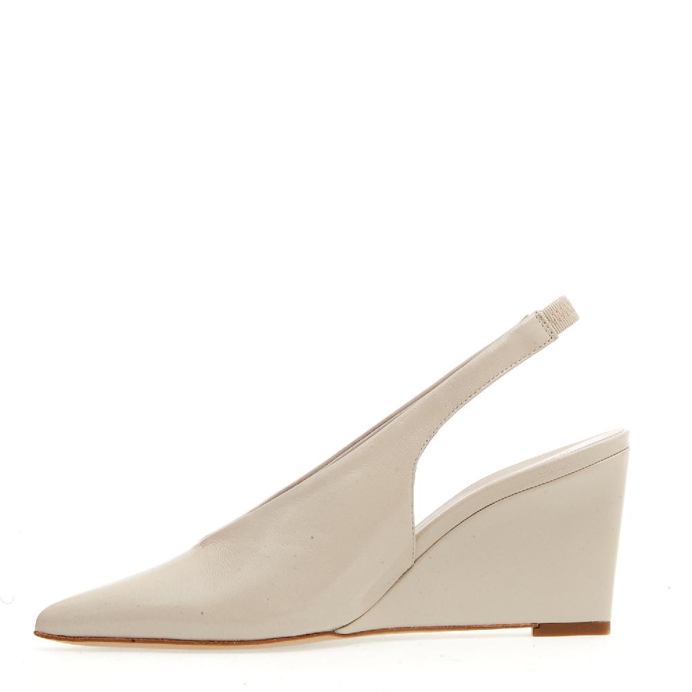 Sorelle Perego Slingback Pelle Roccia Tacco 80 Mm