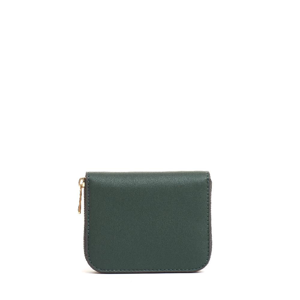 Sorelle Perego Small Zip Portafoglio Verde