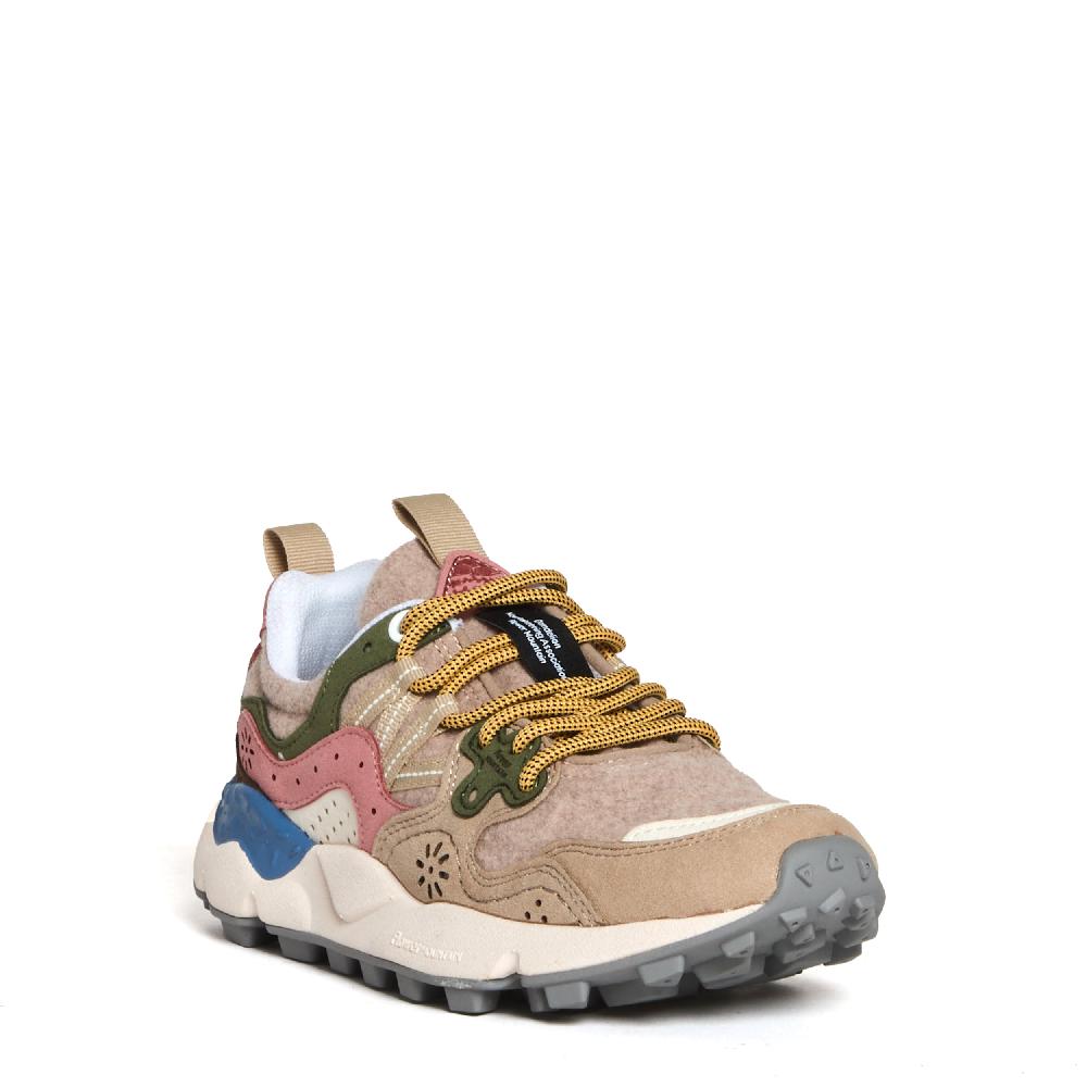 Sorelle Perego Sneakers Beige Verde E Rosa