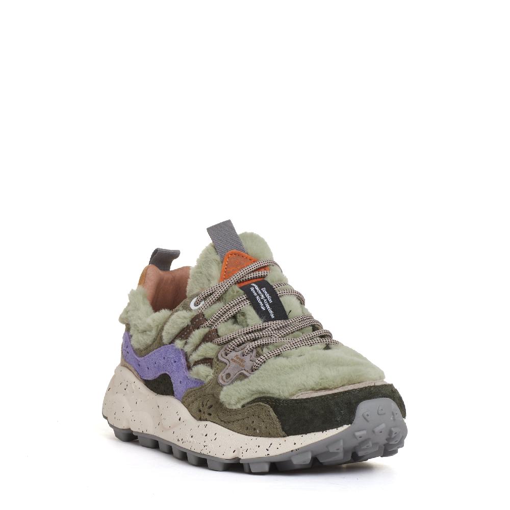 Sorelle Perego Sneakers Lilla E Pelo Verde