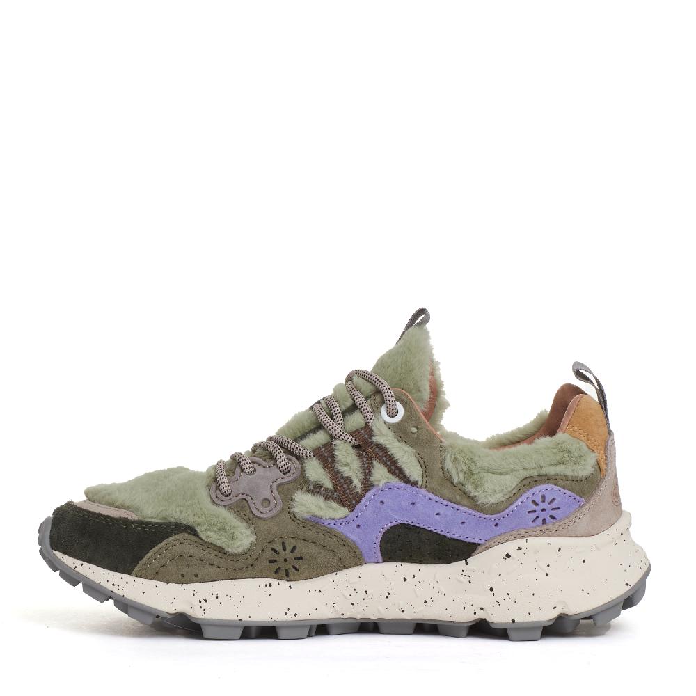 Sorelle Perego Sneakers Lilla E Pelo Verde