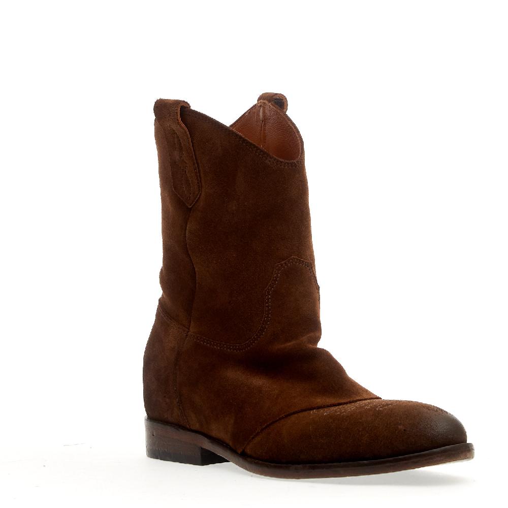 Sorelle Perego Texano Camoscio Washed Sigaro