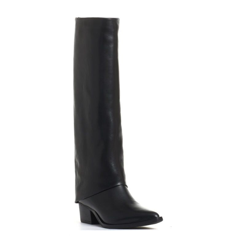 Sorelle Perego Texano Con Risvolto Tacco 50 Mm