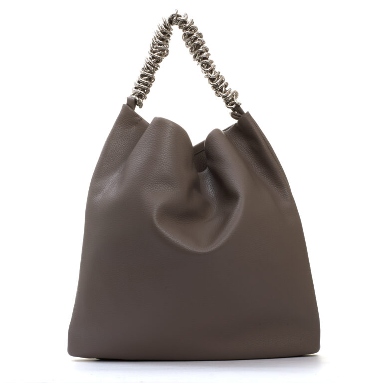 Sorelle Perego Todo Pelle Tortora Manico Catena