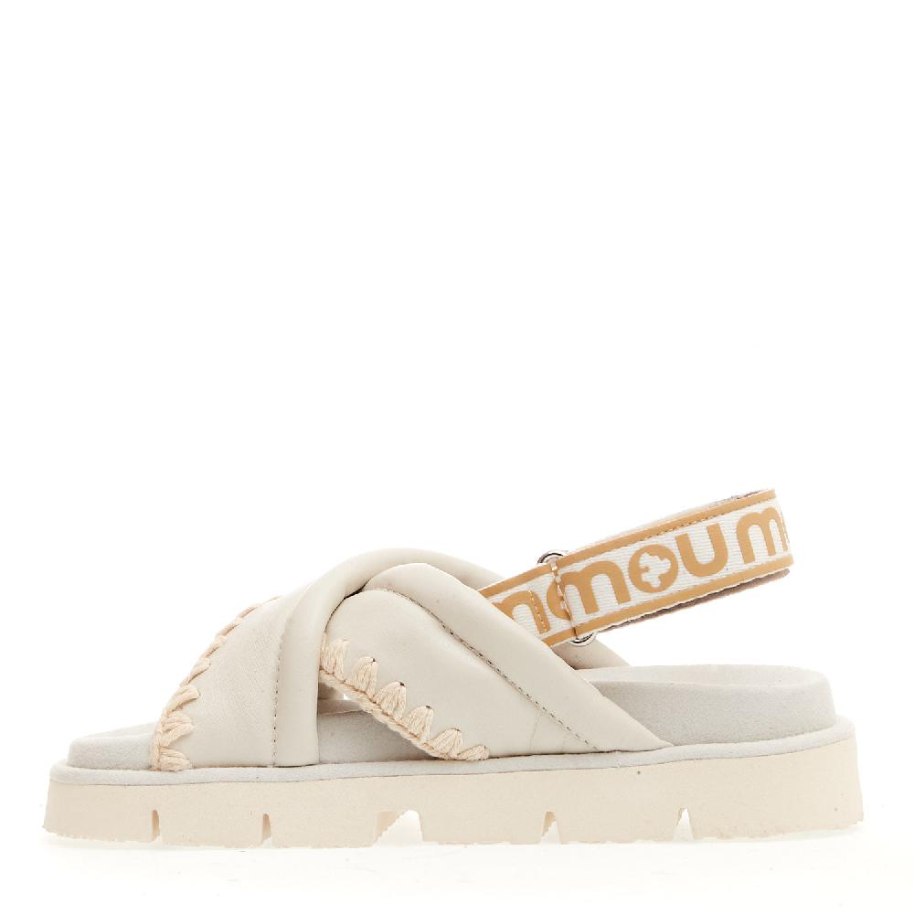 Sorelle Perego Zeppa Incrocio Pelle Bianco