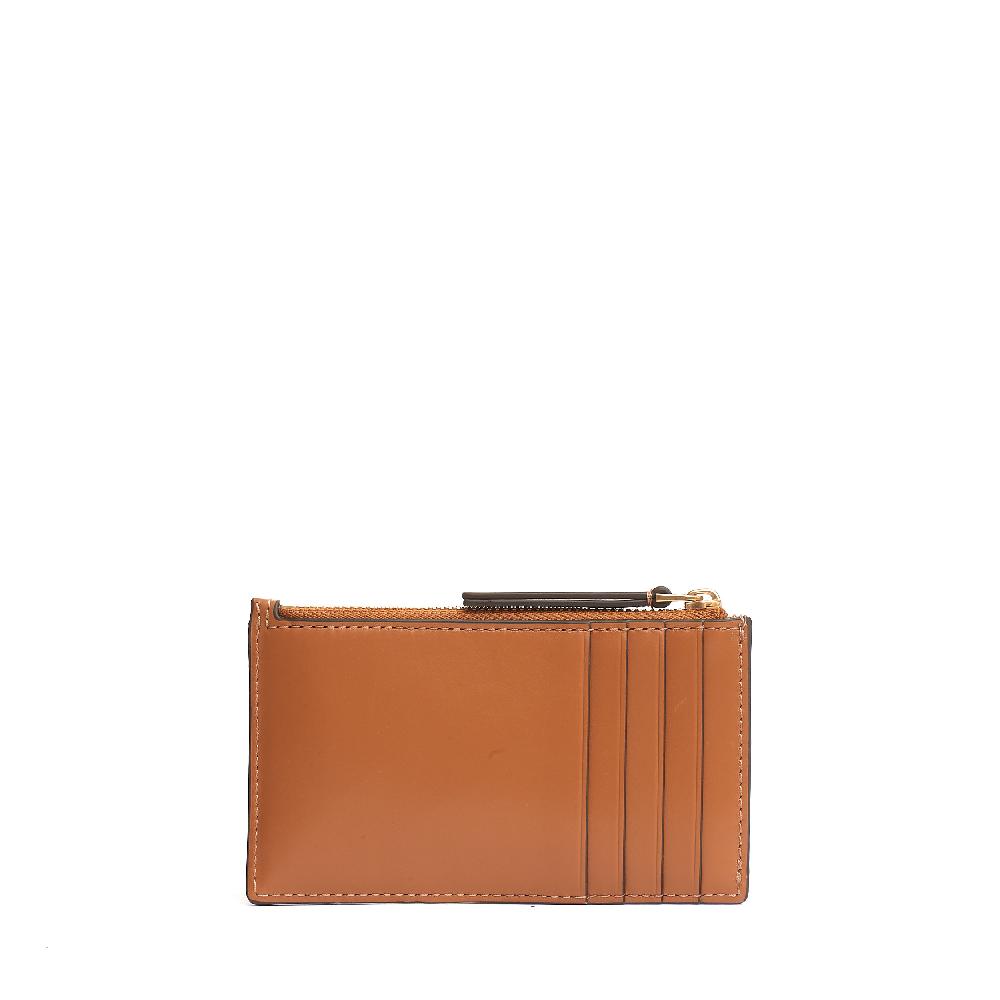 Sorelle Perego Zip Card Case Cuoio