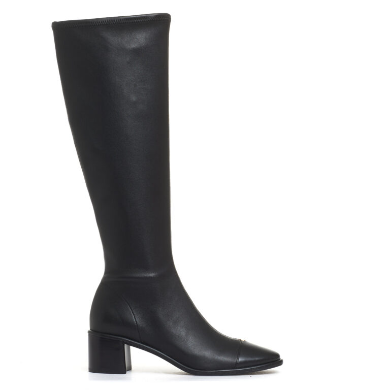 Sorelle Perego stivale elasticizzato nero tacco 50 mm