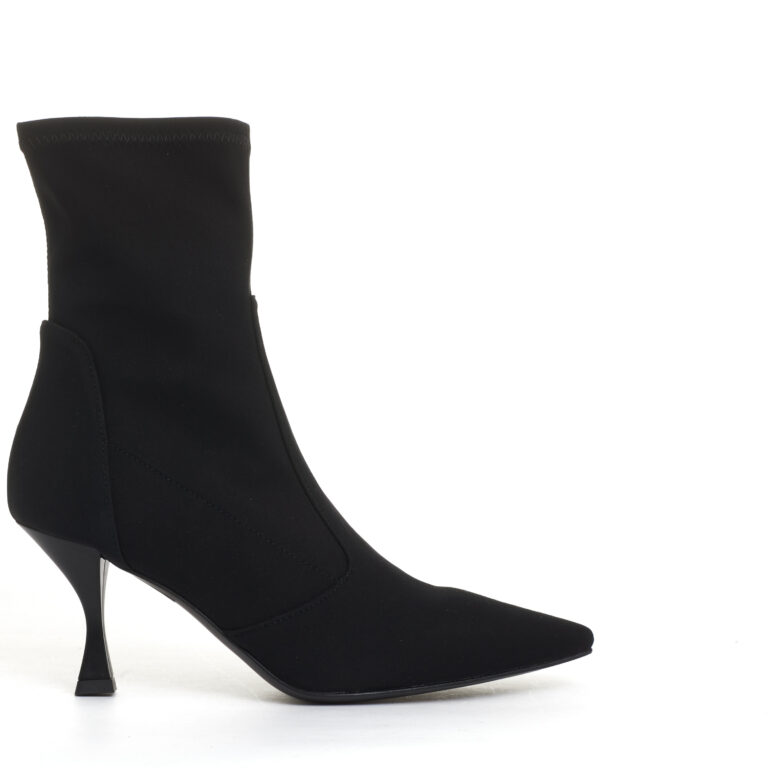 Sorelle Perego Stivaletto Tessuto Elasticizzato Tacco 85 Mm