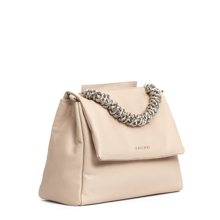 Sorelle Perego Sveva M Nappa Bold Avorio Manico Catena